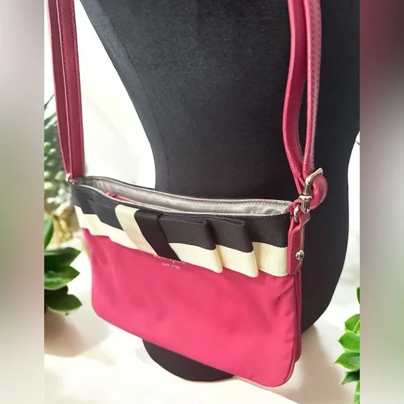 KATE SPADE New York Limited Edition Bag – Rare Silver Lining – Pink Black Cream - Picture 3 of 11